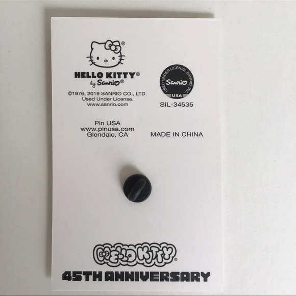New Sanrio Friend of the Month Pin Hello Kitty Telephone JULY 2019 45th Annivers - Picture 4 of 5
